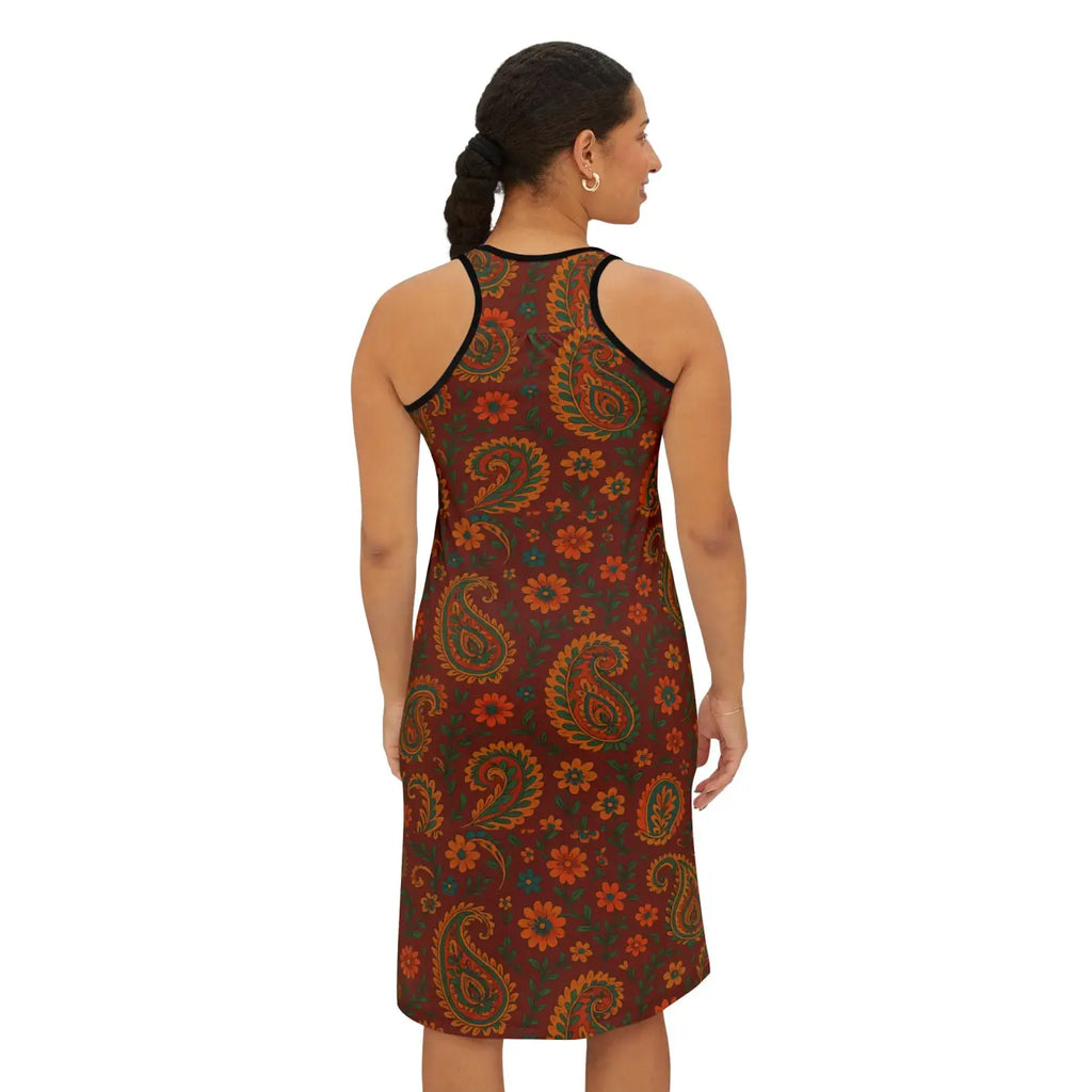 Premium Bohemian Floral Racerback Dress - Summer Style - DipaliZ