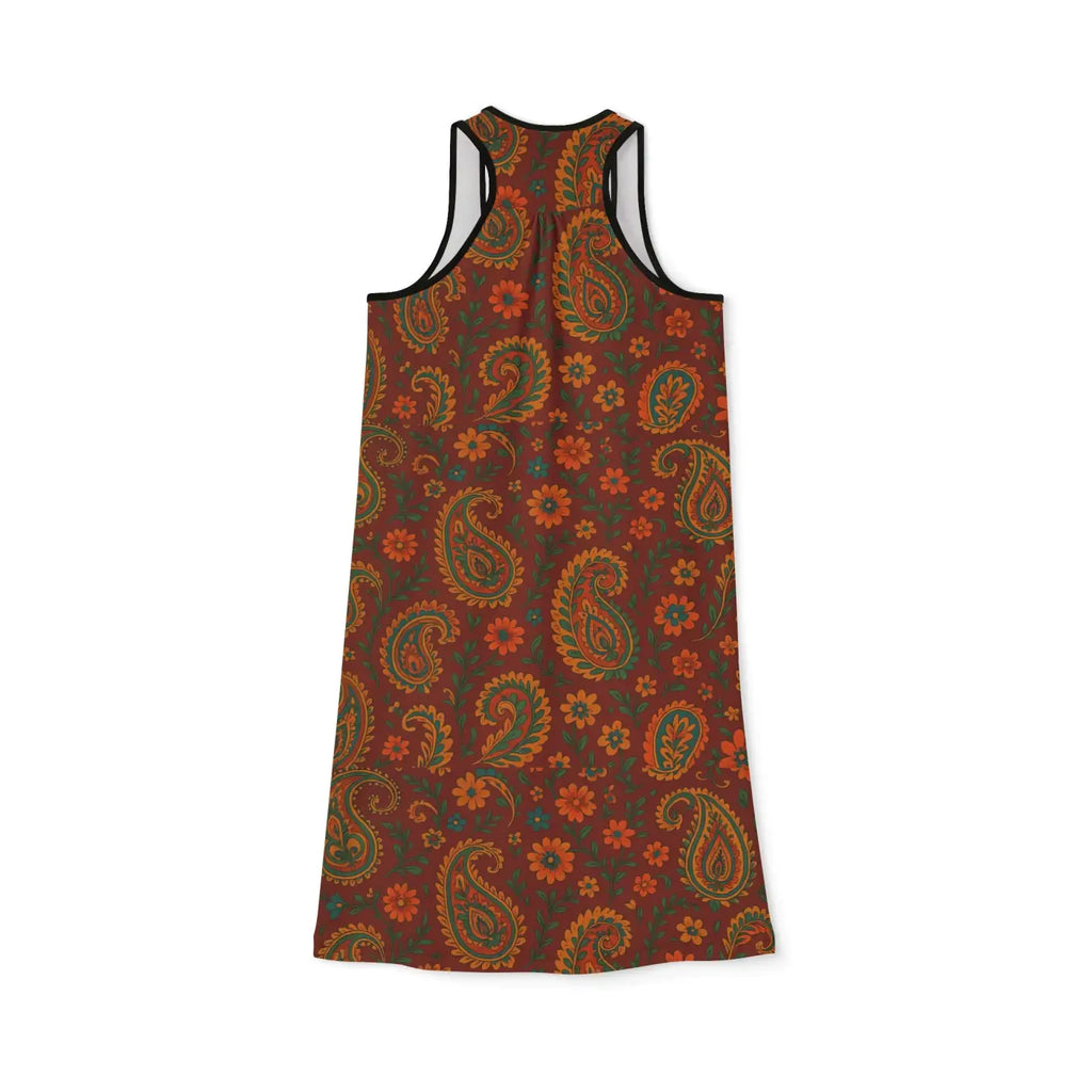 Premium Bohemian Floral Racerback Dress - Summer Style - DipaliZ