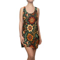 Vibrant Bohemian Floral Racerback Dress - Summer Style - DipaliZ