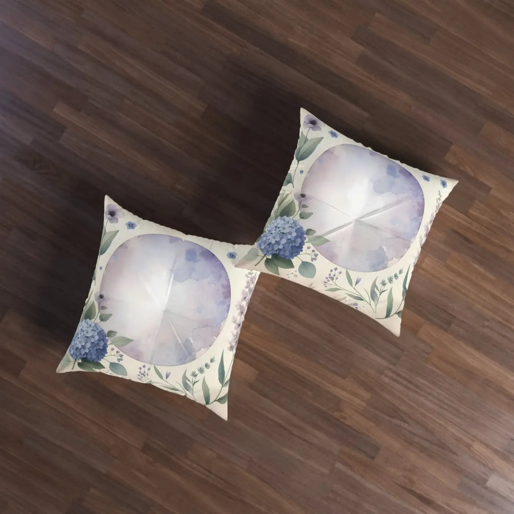Tufted Floor Pillow - Bohemian Floral Home Decor Gift - DipaliZ