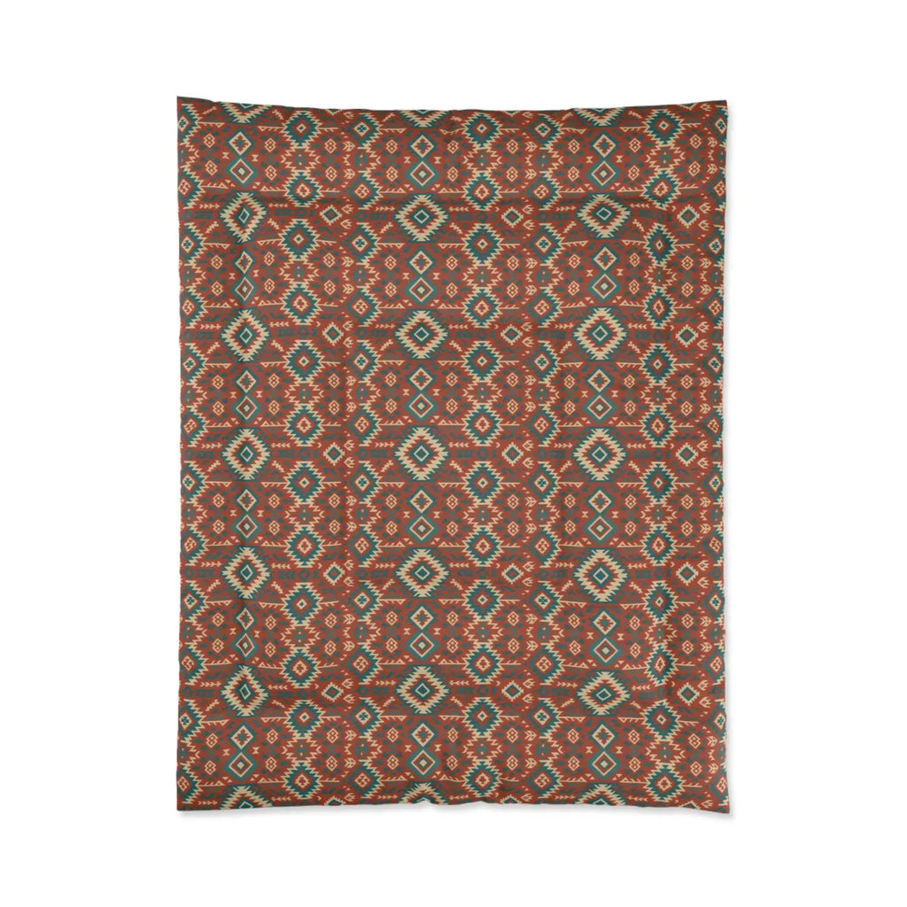 Bohemian Geometric Comforter - Cozy Hygge Polyester Microfiber - DipaliZ