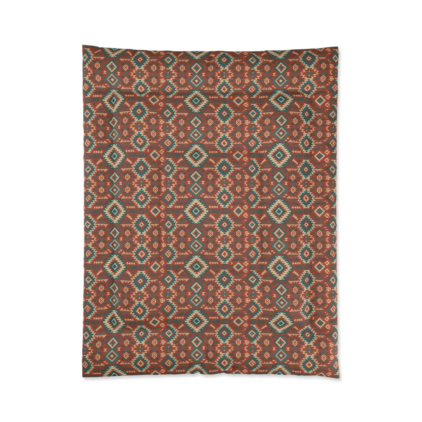 Bohemian Geometric Comforter - Cozy Hygge Polyester Microfiber - DipaliZ