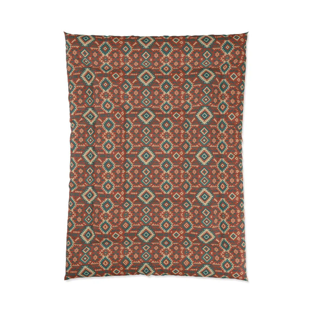 Bohemian Geometric Comforter - Cozy Hygge Polyester Microfiber - DipaliZ