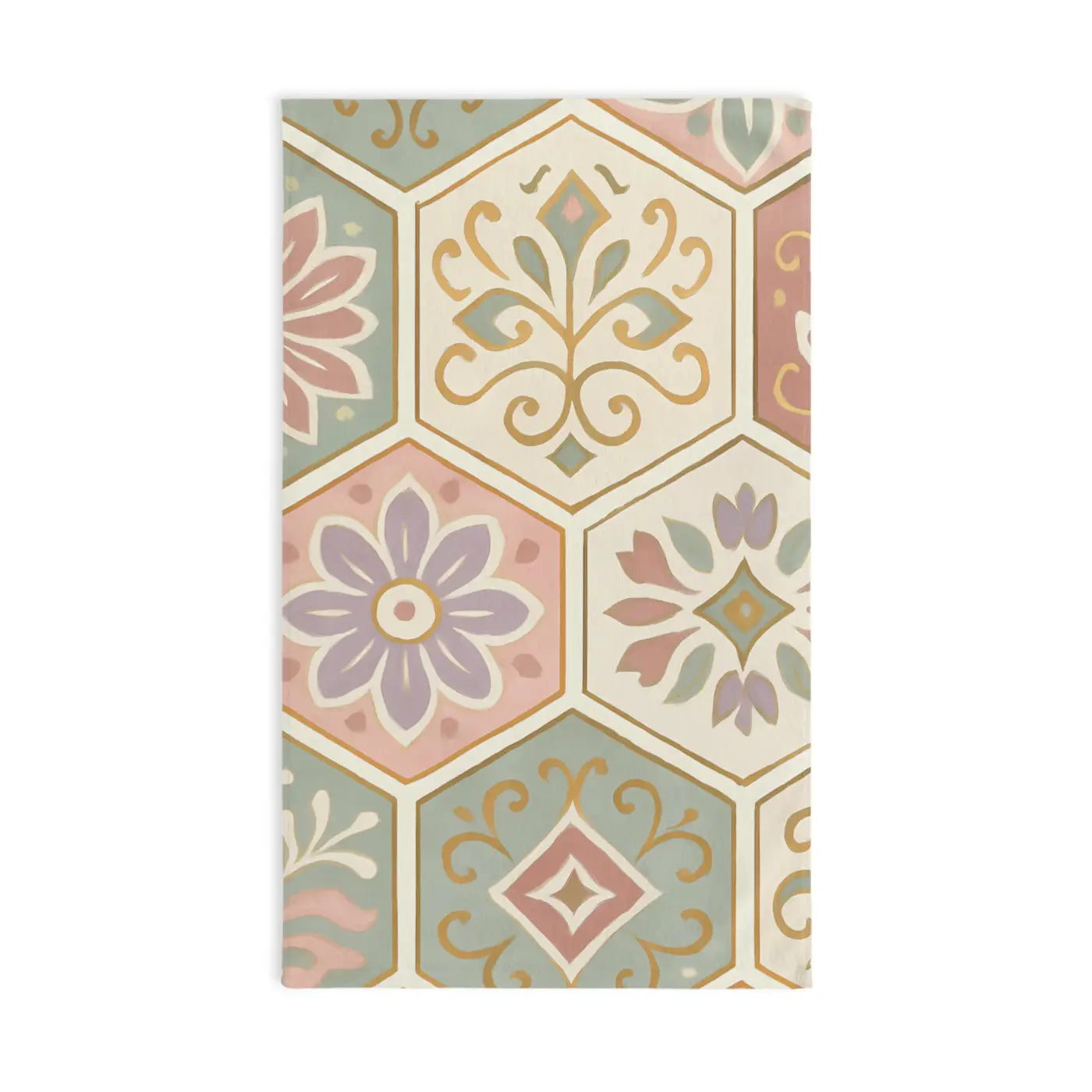 Premium Bohemian Towel - Floral Hand Towel Design - DipaliZ