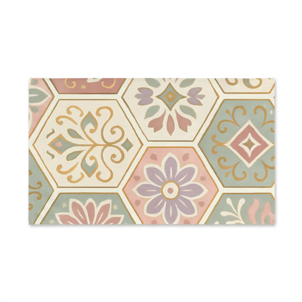 Premium Bohemian Towel - Floral Hand Towel Design - DipaliZ