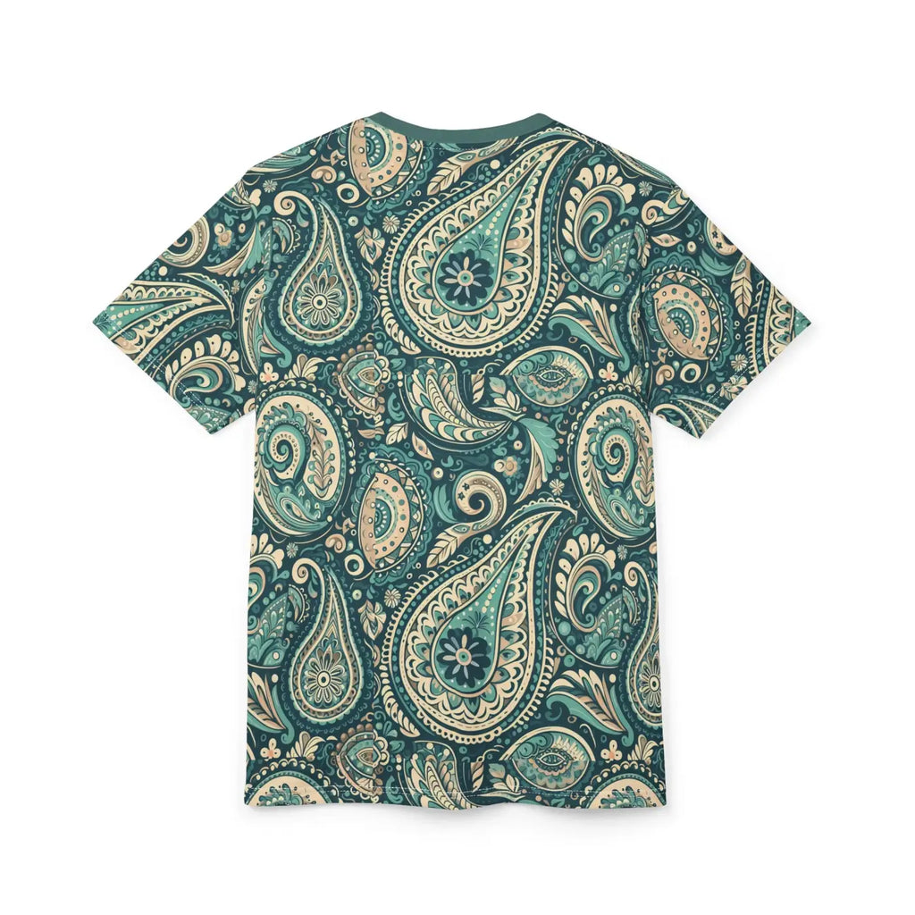 Bohemian Paisley Unisex Cut Sew Tee - Relaxed Fit - DipaliZ