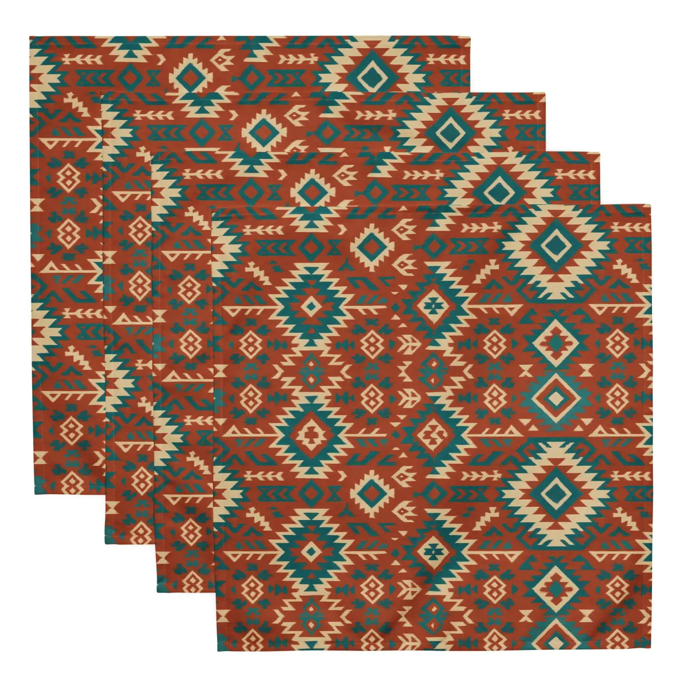 Bohemian Pattern Cloth Napkin Set - Premium Cotton - DipaliZ