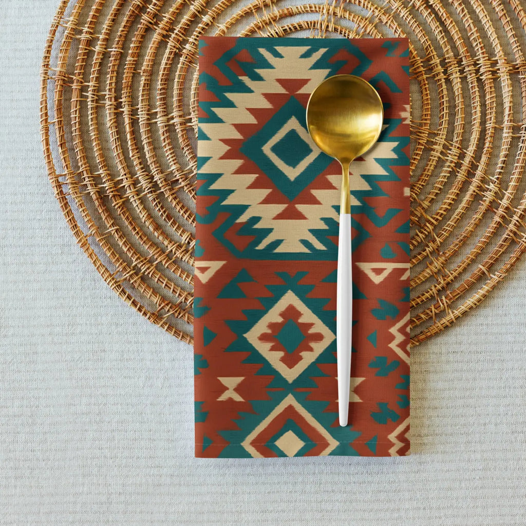 Bohemian Pattern Cloth Napkin Set - Premium Cotton - DipaliZ