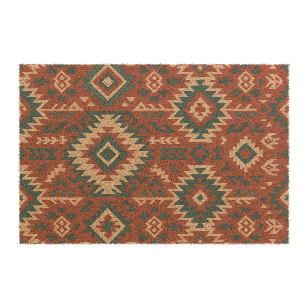 Bohemian Style Doormat - Desert Bloom Cozy Home Entrance - DipaliZ