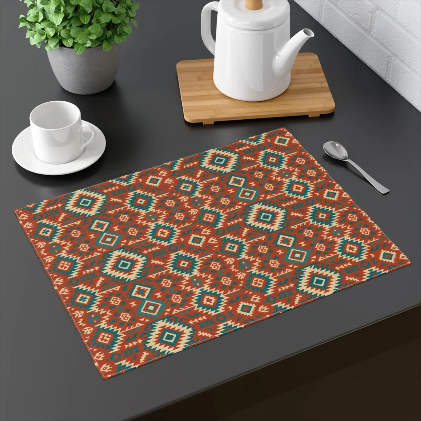Bohemian Style Placemat - Tribal Design Table Decor - DipaliZ