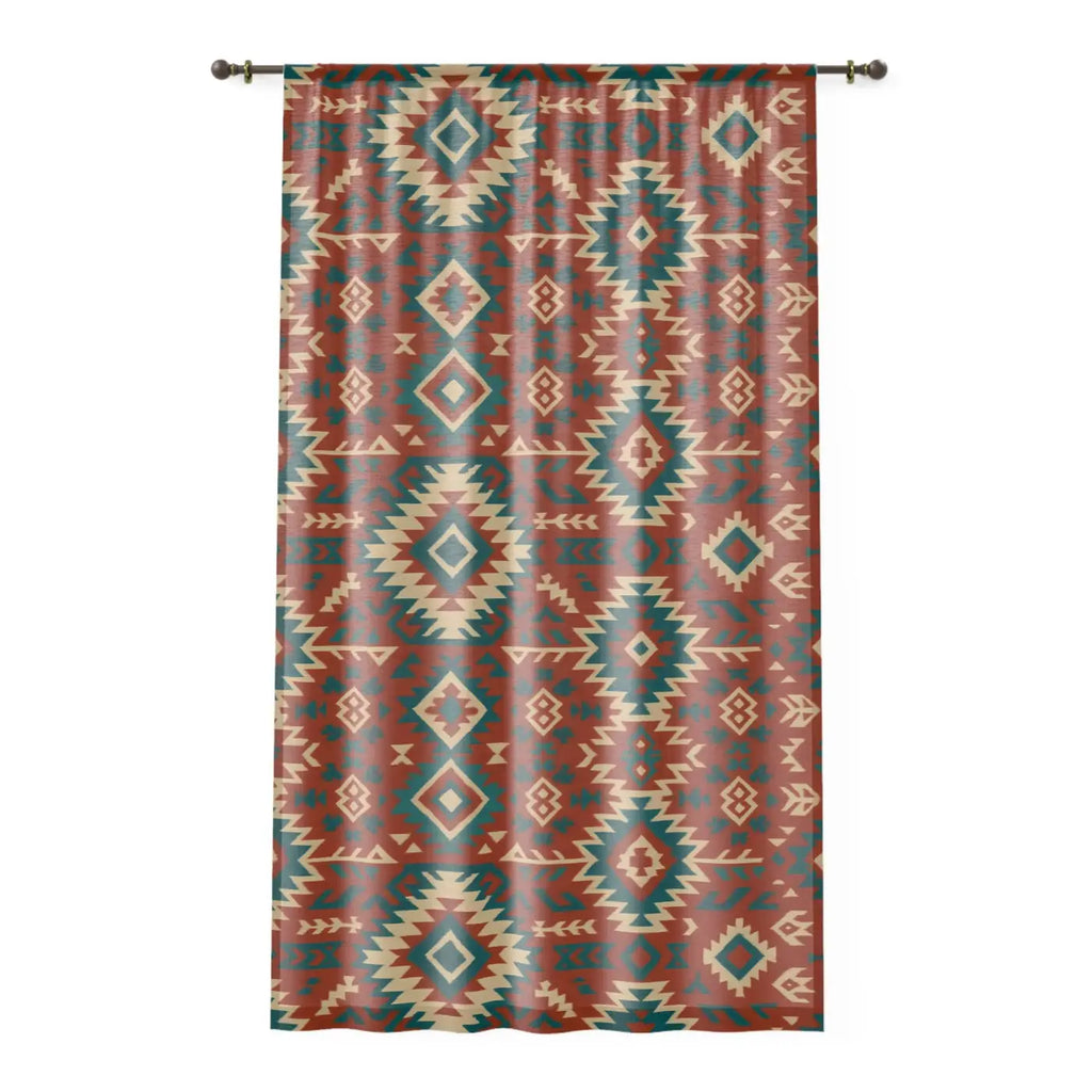Tribal Print Drapes - Boho Vibes Living Room Curtains - DipaliZ