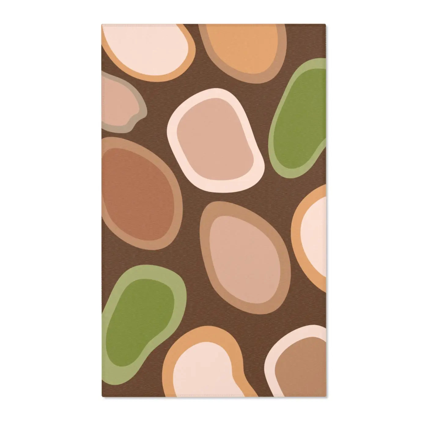 Earthy Chic Mat - Boho Abstract Area Rug - DipaliZ
