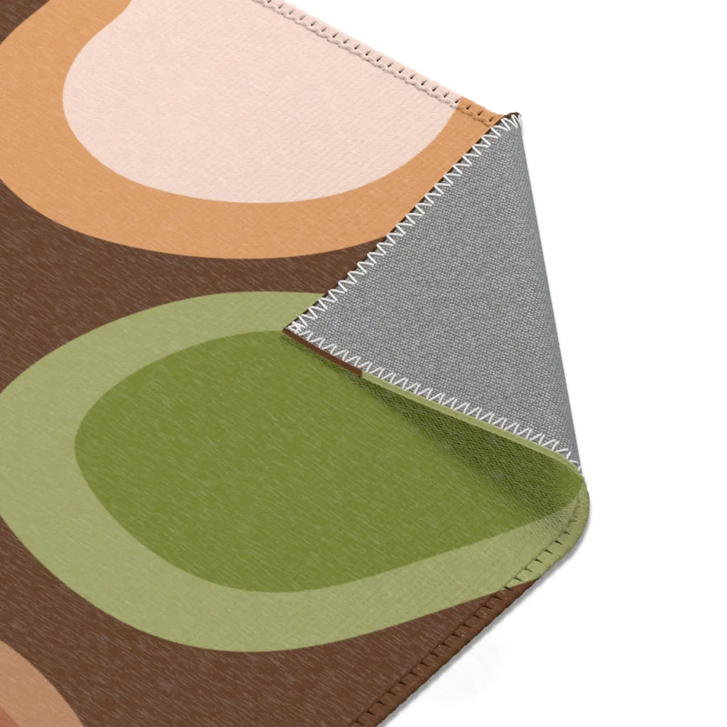 Earthy Chic Mat - Boho Abstract Area Rug - DipaliZ