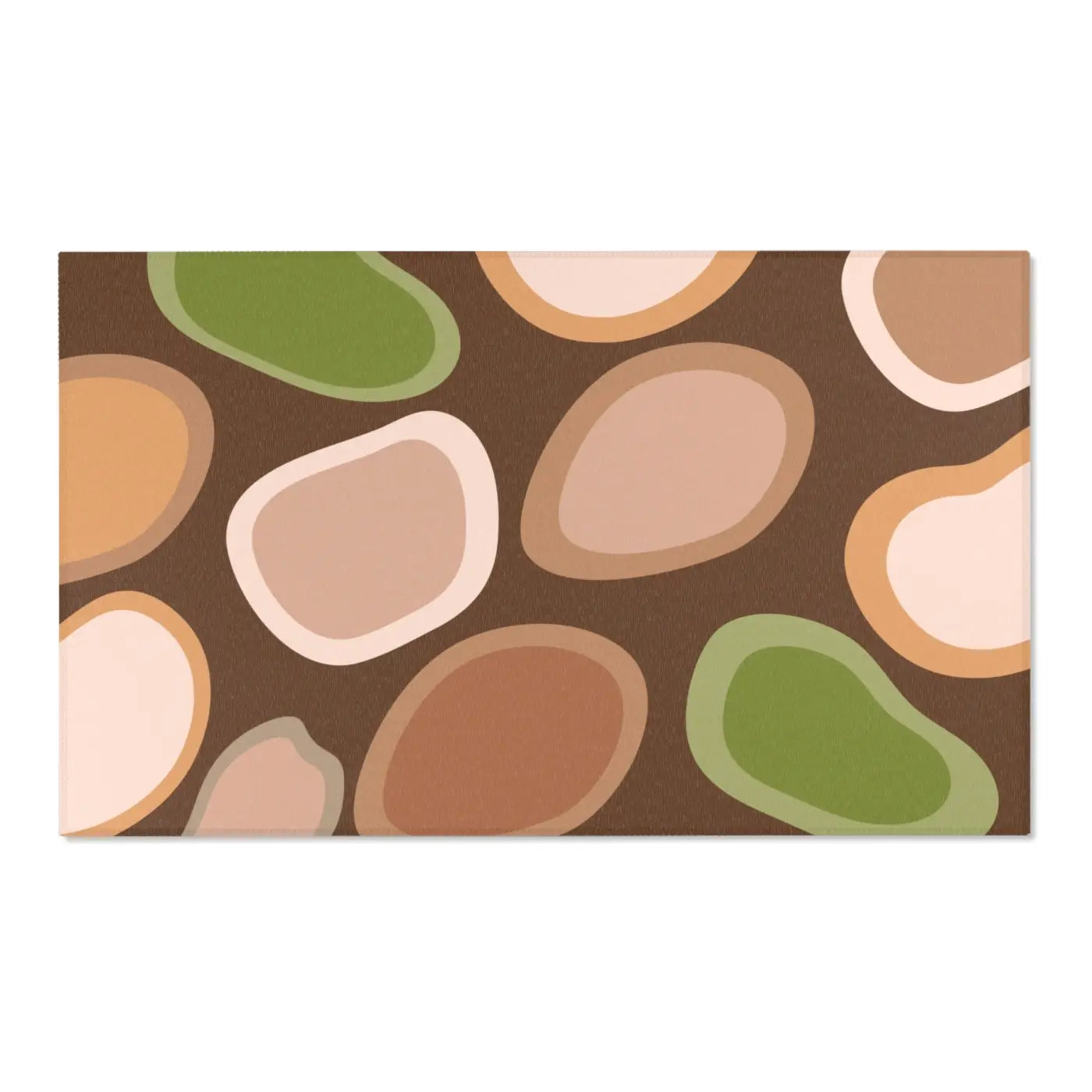 Earthy Chic Mat - Boho Abstract Area Rug - DipaliZ