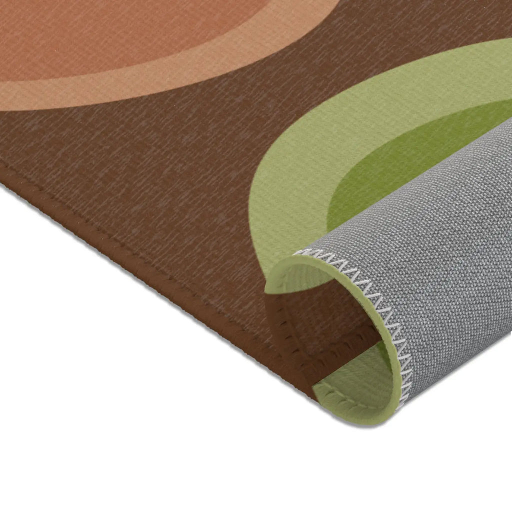 Earthy Chic Mat - Boho Abstract Area Rug - DipaliZ