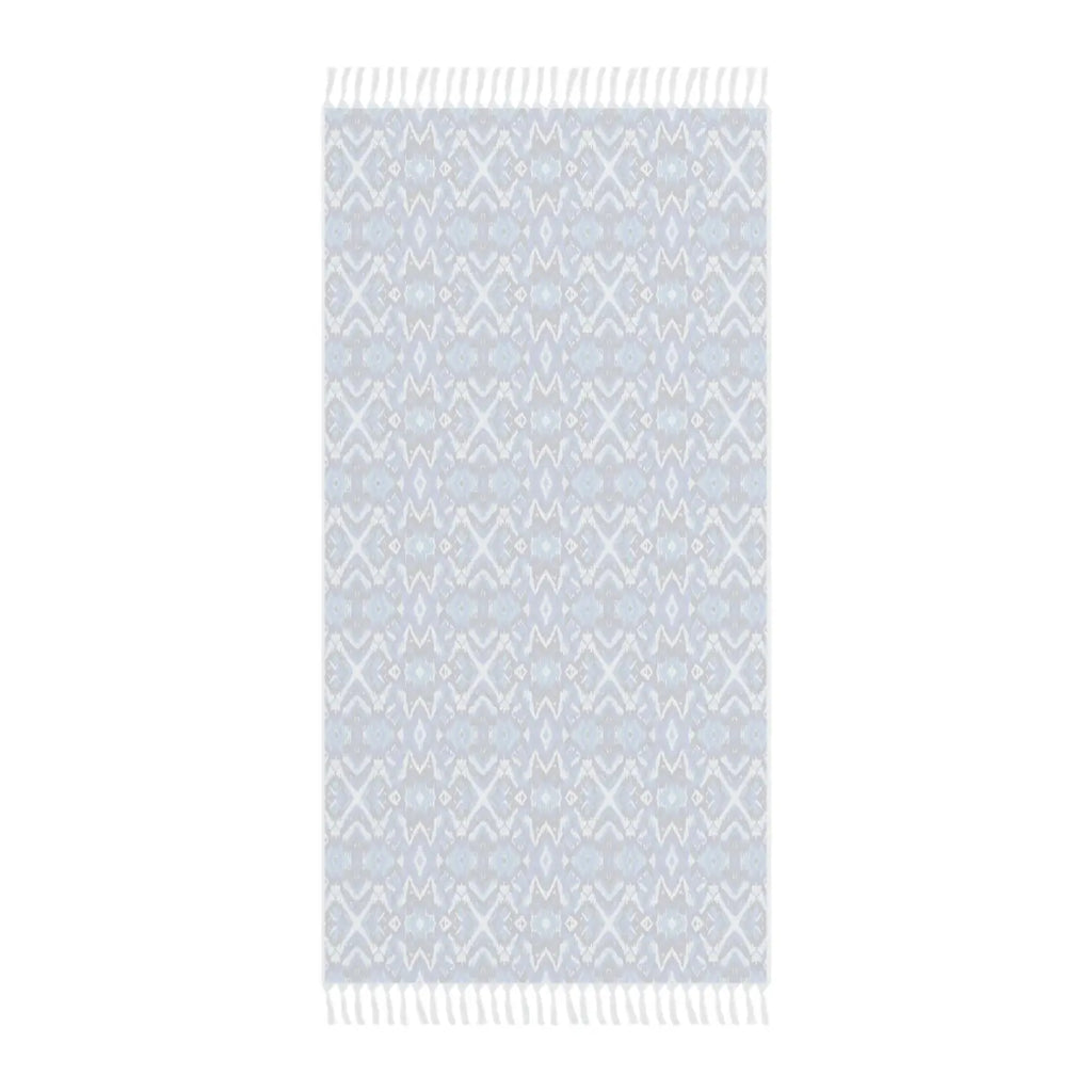Boho Blue Beach Towel - Premium Turkish Peshtemal - DipaliZ