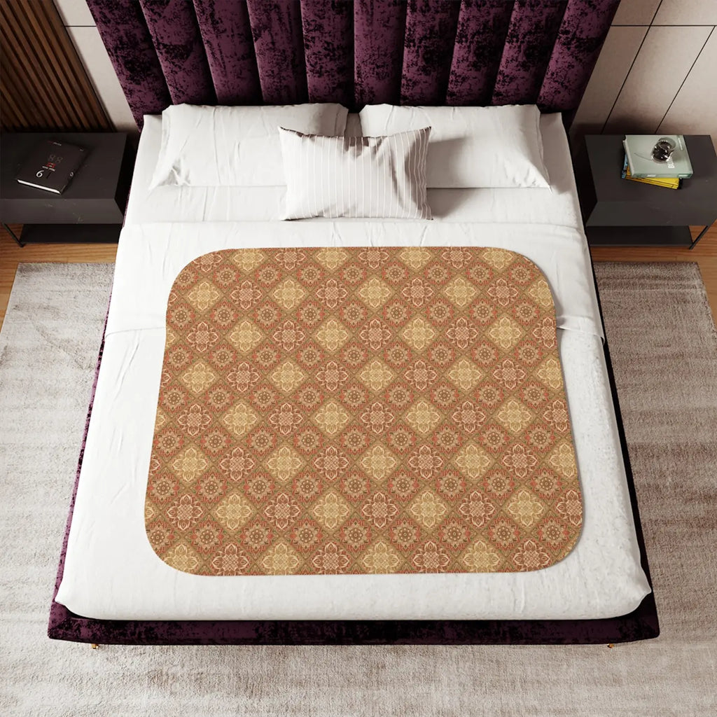 Boho Diamond Sherpa Blanket - Cloud-Soft Comfort - DipaliZ