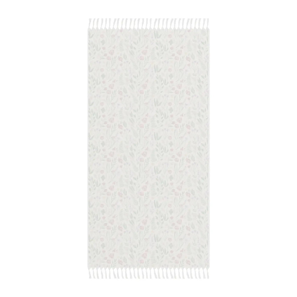 Boho Floral Beach Towel - Sand-Resistant Weave - DipaliZ