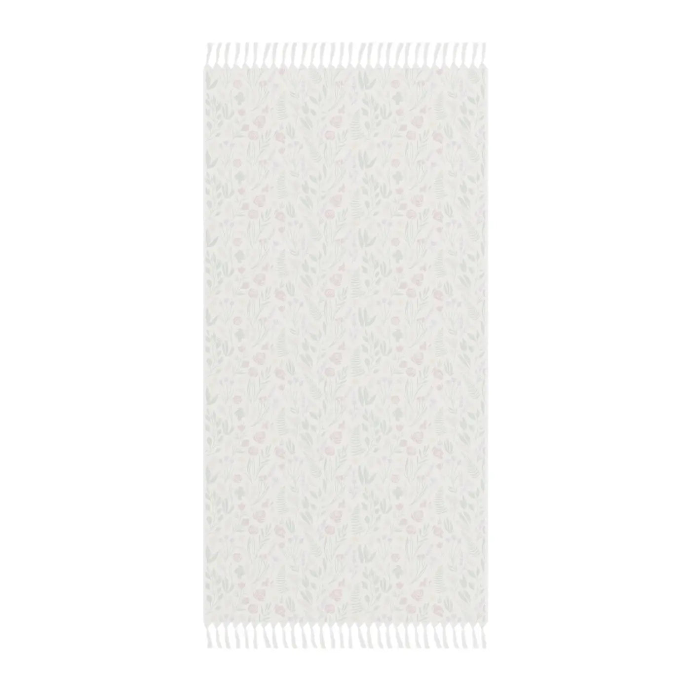Boho Floral Beach Towel - Sand-Resistant Weave - DipaliZ