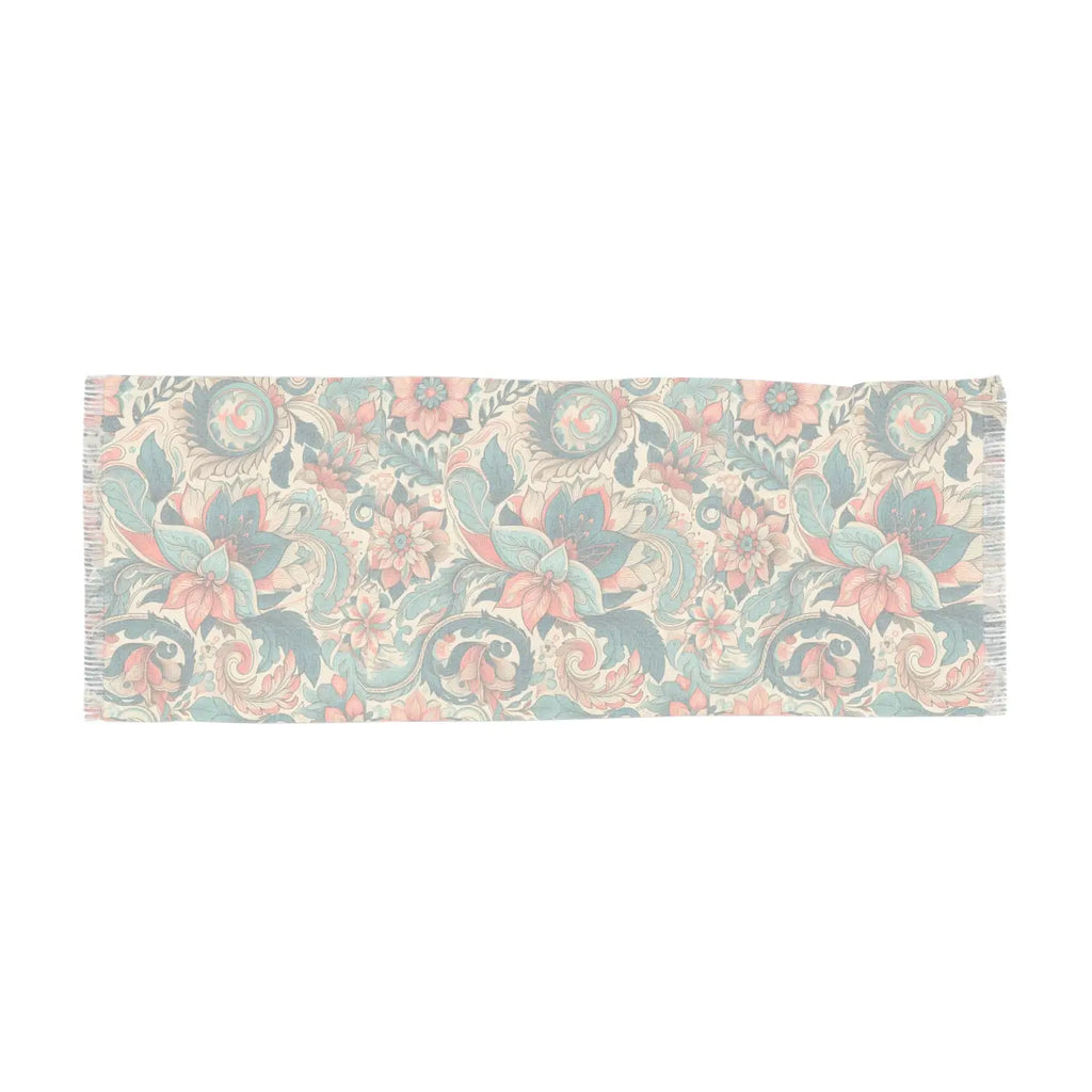 Boho Floral Light Scarf - Elegant Spring Accessory - DipaliZ