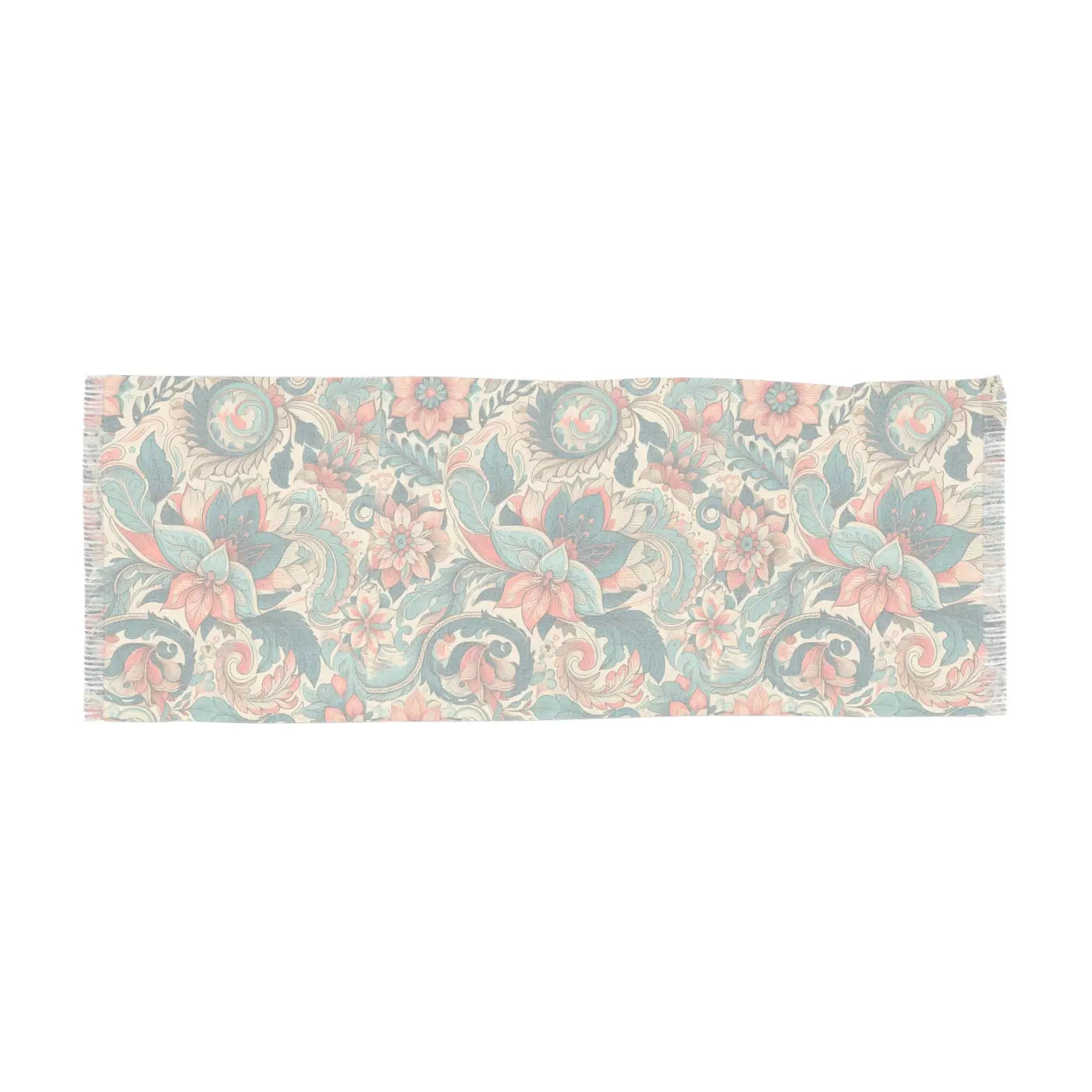 Boho Floral Light Scarf - Elegant Spring Accessory - DipaliZ
