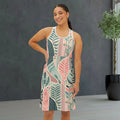 Boho Floral Racerback Dress - Summer Beach Vibes - DipaliZ