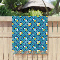 Boho Geometric Beach Towel - Premium Turkish Cotton - DipaliZ