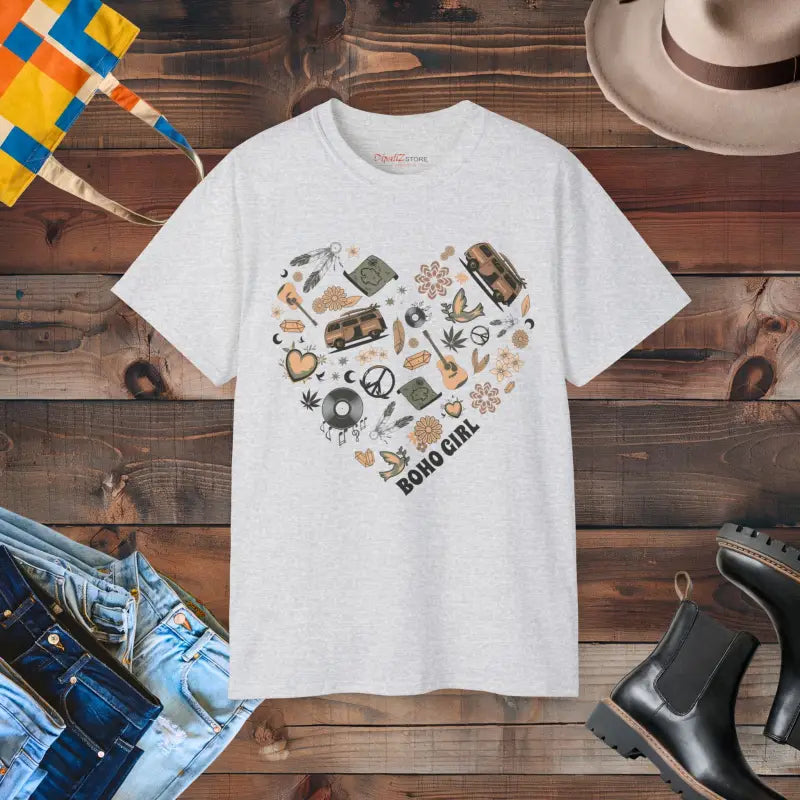 Boho Girl Tee - Ultra Cotton Comfort - DipaliZ