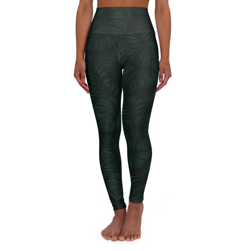 High Waisted Yoga Leggings - Stretchy Workout Comfort - DipaliZ