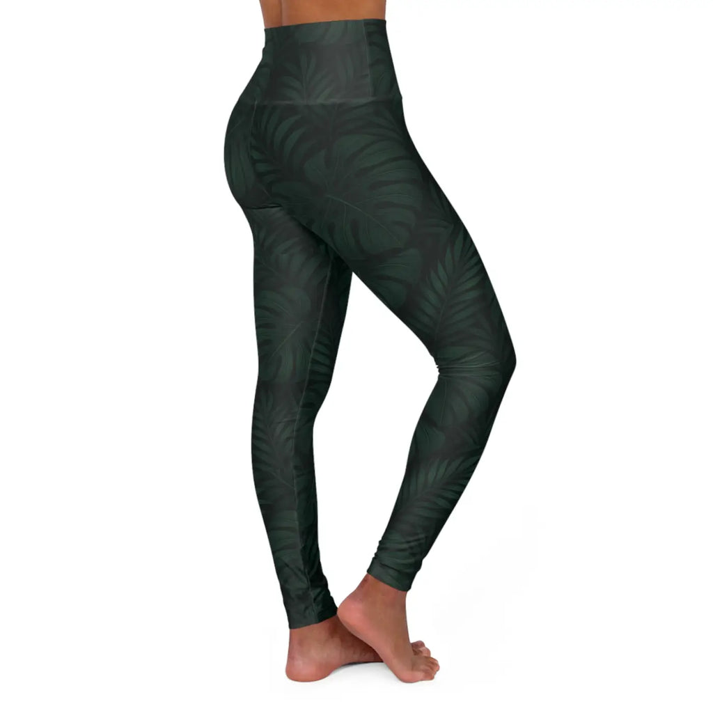 High Waisted Yoga Leggings - Stretchy Workout Comfort - DipaliZ