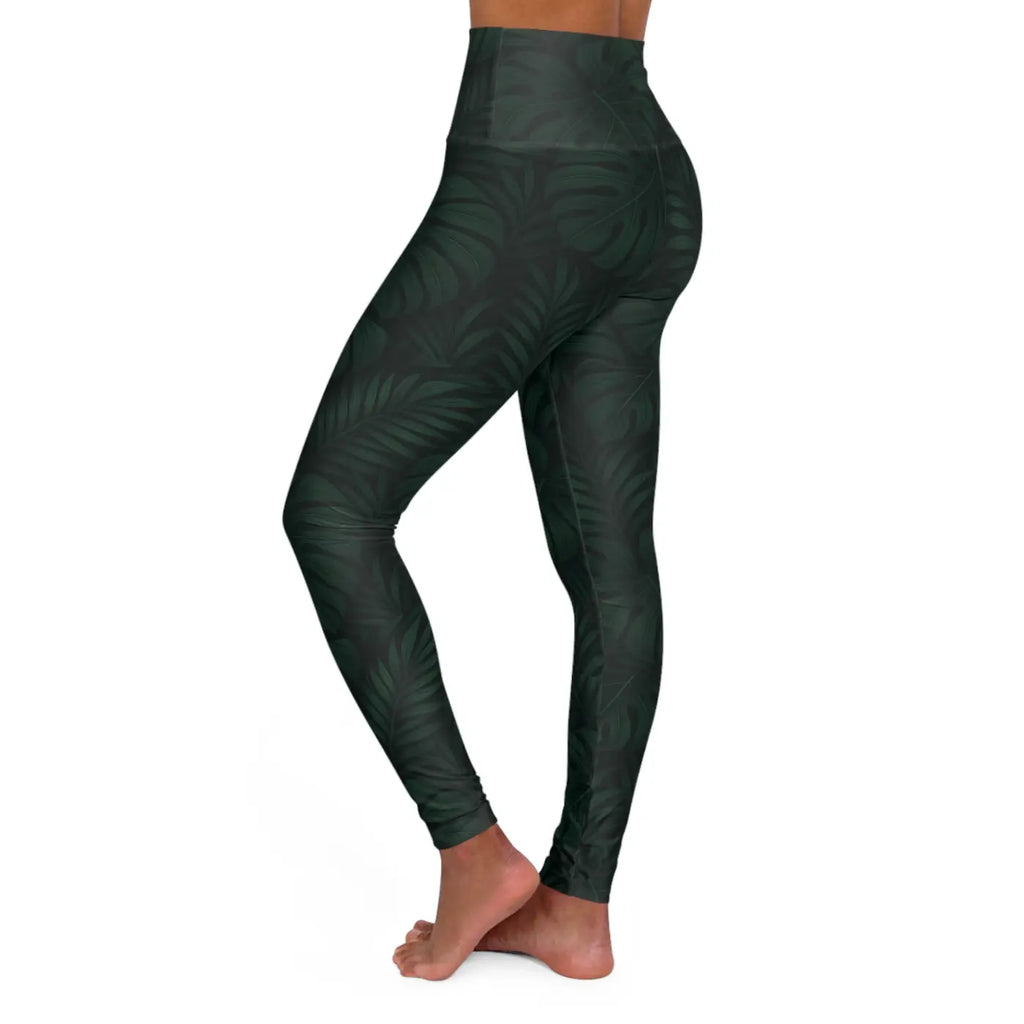 High Waisted Yoga Leggings - Stretchy Workout Comfort - DipaliZ
