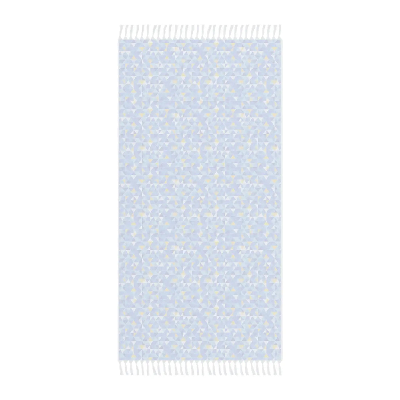 Boho Mosaic Beach Towel - Vibrant Ocean Blues - DipaliZ