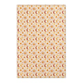 Moon Area Rug - Retro Celestial Floral Design - DipaliZ