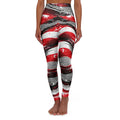 Bold Striped High Waisted Leggings - Fierce Workouts - DipaliZ