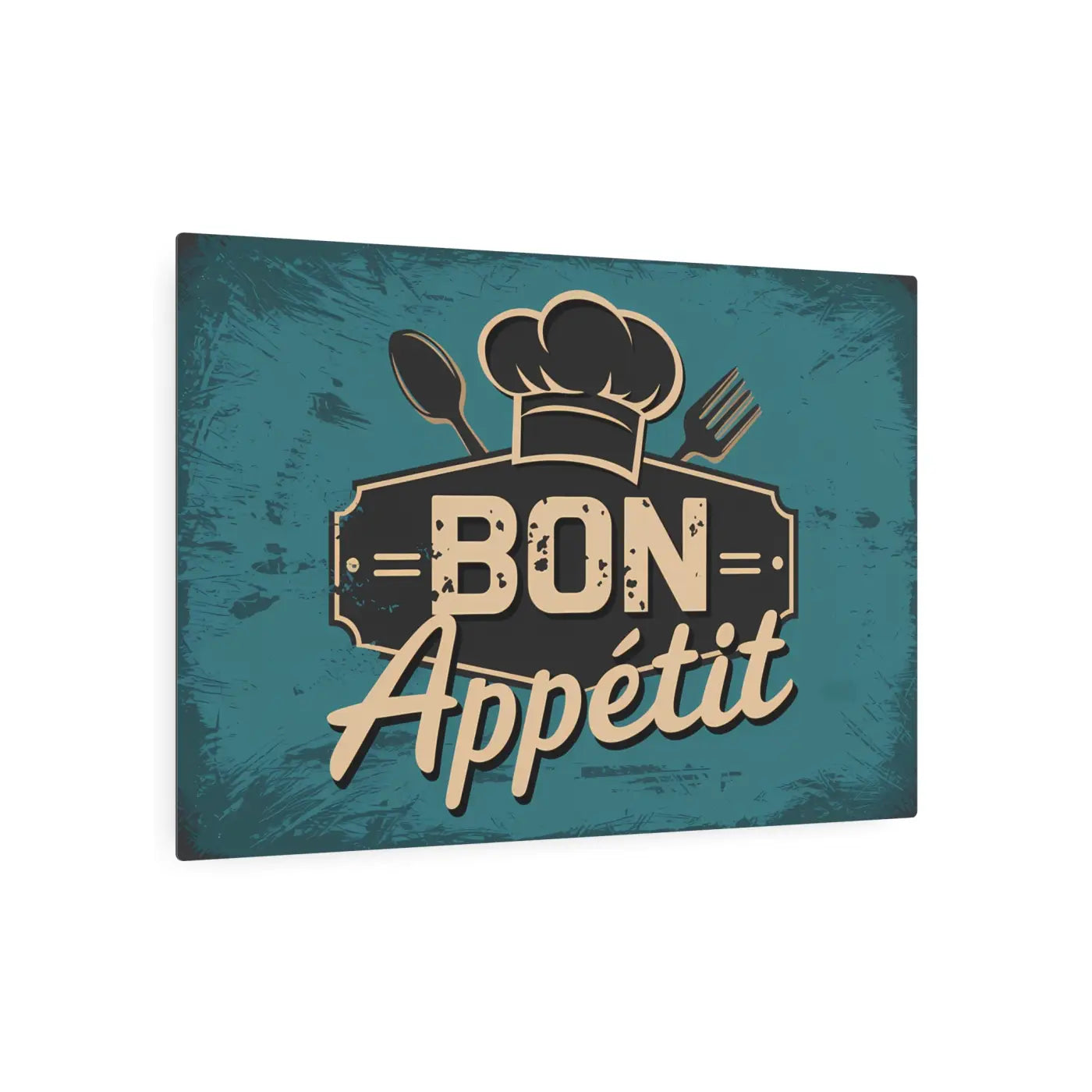 Vintage Bon Appetit Metal Art Sign - Kitchen Decor - DipaliZ