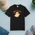 Cute Halloween Tee - Playful Ghost Pumpkin Spice Vibes - DipaliZ