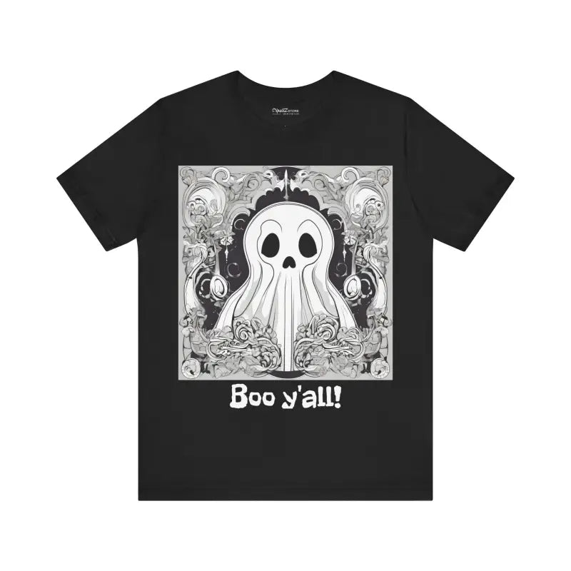 Unisex Jersey Short Sleeve Tee - BOO Y'ALL Halloween - DipaliZ