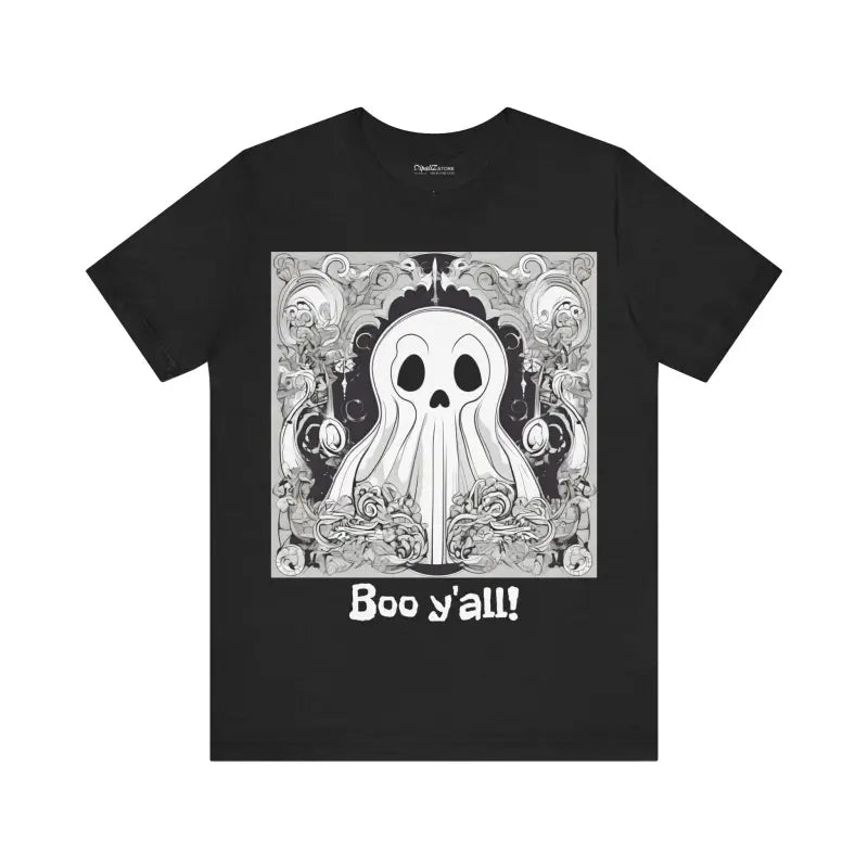 Unisex Jersey Short Sleeve Tee - BOO Y'ALL Halloween - DipaliZ