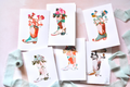 Western Cowboy Boot Blank Card Set