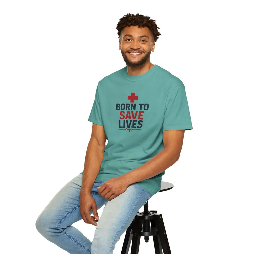 Unisex Essential Tee - Garment-Dyed Cotton to Save Lives - DipaliZ