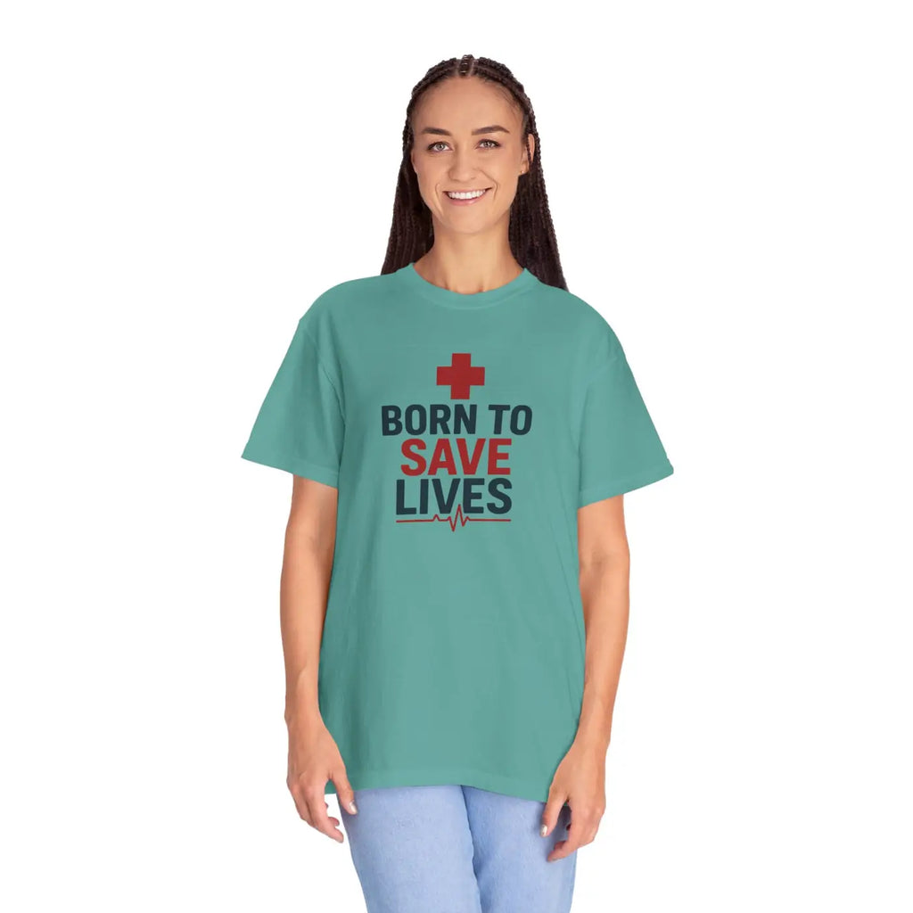 Unisex Essential Tee - Garment-Dyed Cotton to Save Lives - DipaliZ