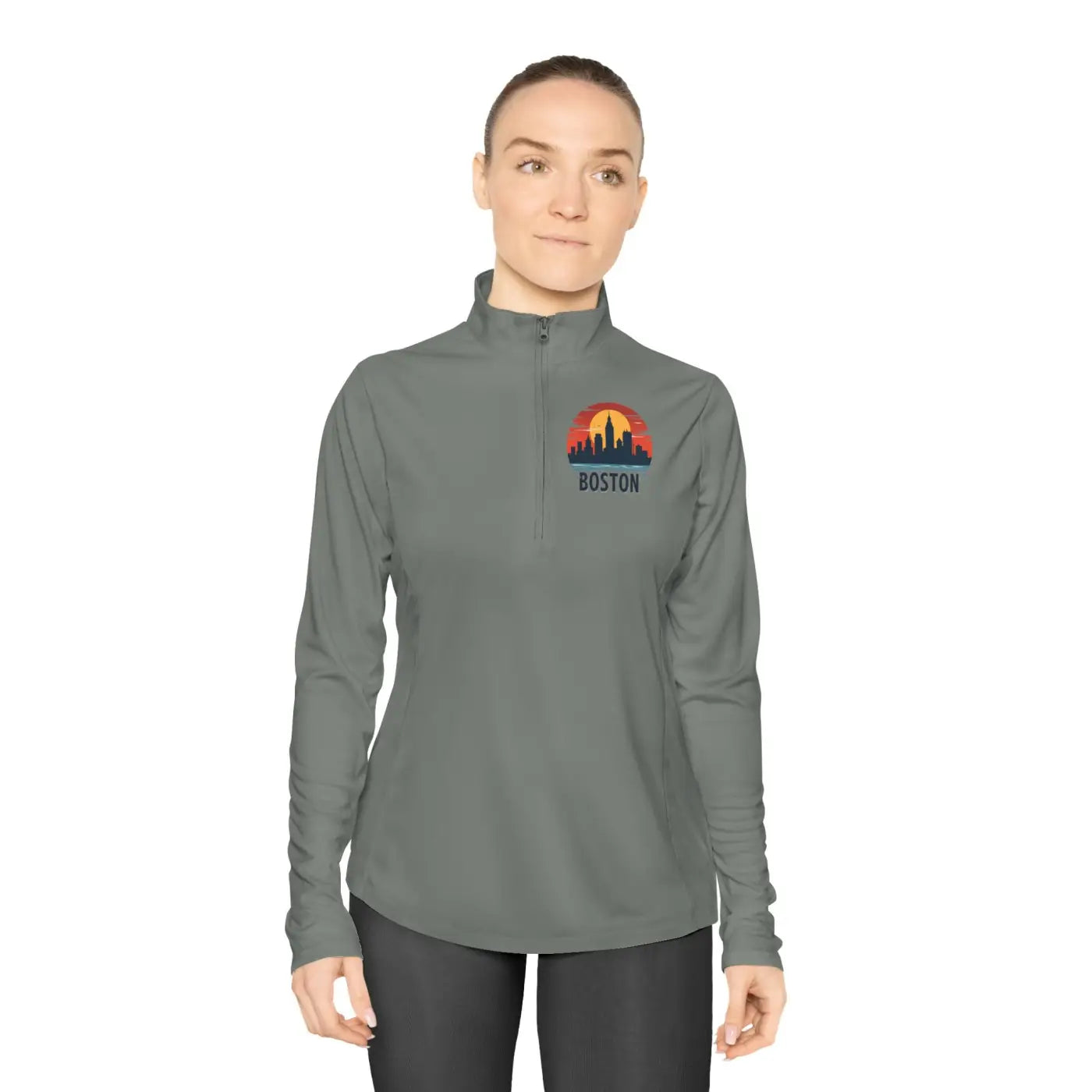 Cozy Zip Pullover - Breathable Fabric Active Wear - DipaliZ