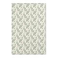 Eucalyptus Area Rug - Green Leaf Pattern for Home - DipaliZ
