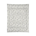 Gray Vine Comforter - Botanical Elegance for Bedrooms - DipaliZ