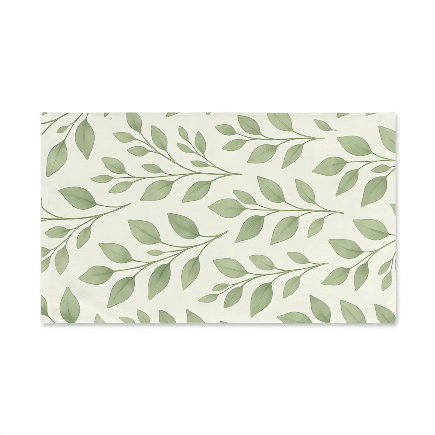 Botanical Leaf Towel - Greenery Bathroom Decor - DipaliZ