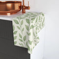 Botanical Leaf Towel - Greenery Bathroom Decor - DipaliZ