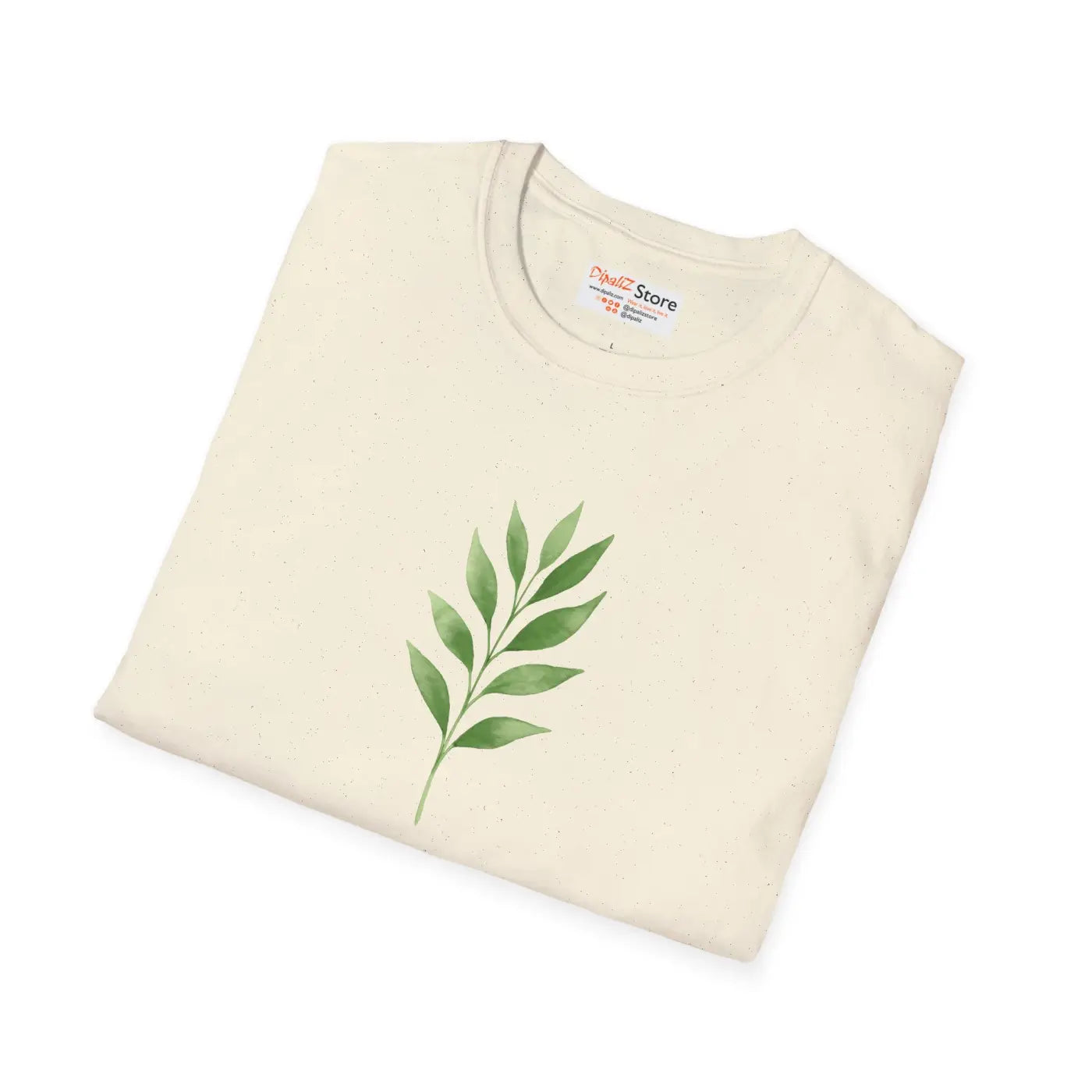 Botanical Leaf Tee - Eco Chic Nature Lover Gift - DipaliZ