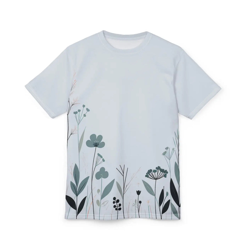 Botanical Print Unisex Tee - Festival Vibes Nature Lover - DipaliZ