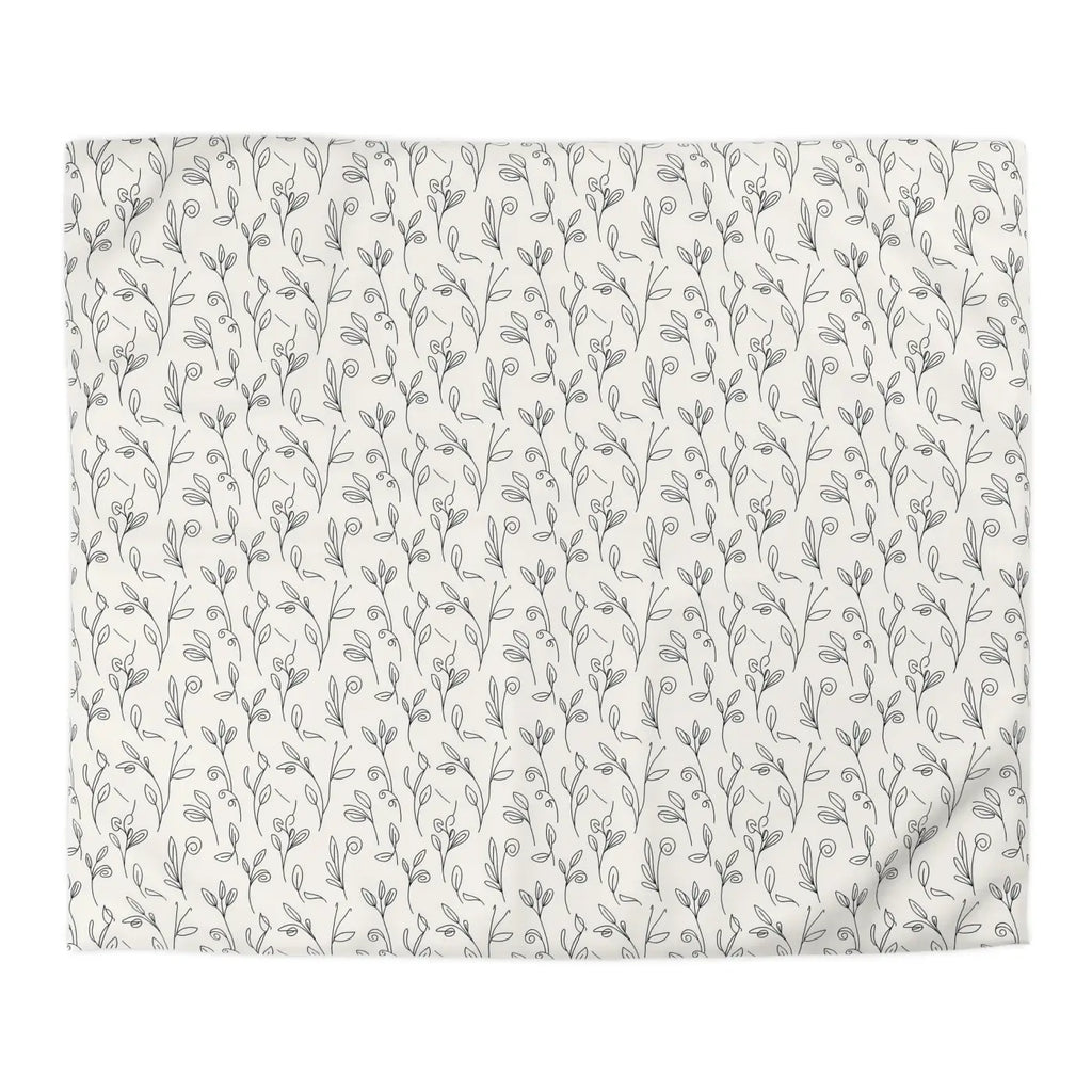 Vine Microfiber Duvet Cover - Botanical Comfort - DipaliZ