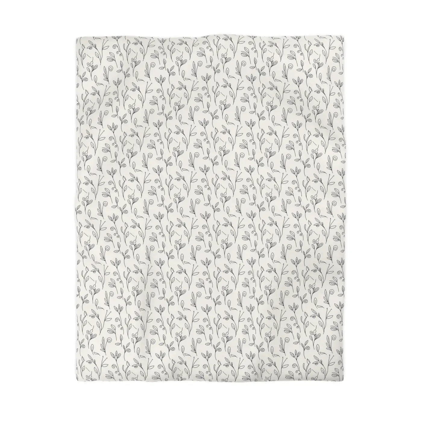 Vine Microfiber Duvet Cover - Botanical Comfort - DipaliZ